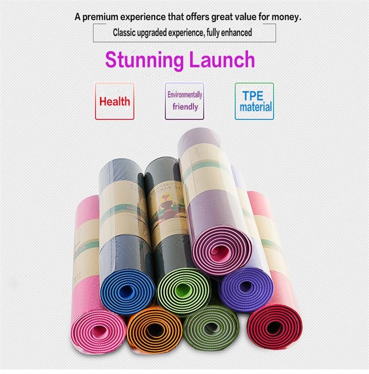 I-Single Color TPE Composite Yoga Mat